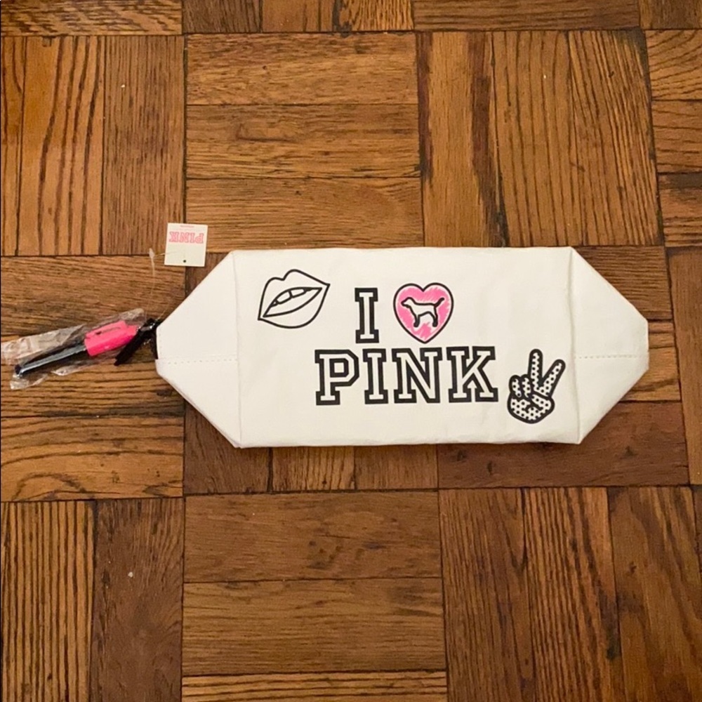 NWT Pink Victoria’s Secret  paper material case